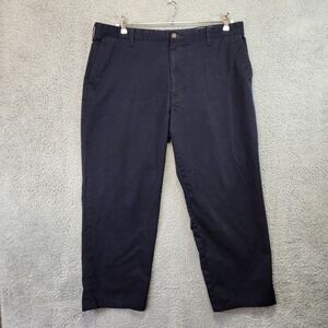 Dockers D3 Flat Front Khaki Pants Mens 40x29 Navy Blue and‎ Gray Cotton Lot of 2